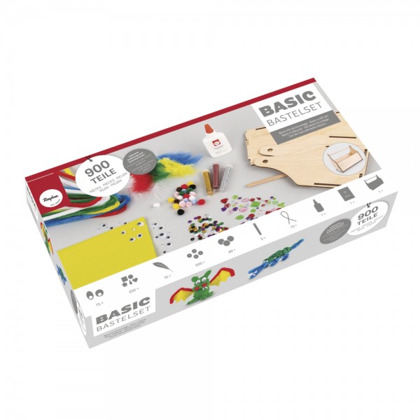 Rayher BASIC Bastelset 900 Teile / set bricolage 900 pezzi basic