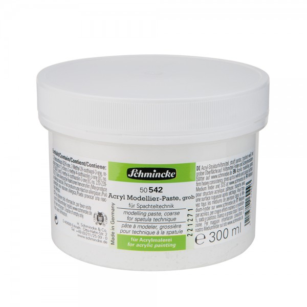 Schminke Modellierpaste grob 300ml / pasta da modellare rigida 300ml