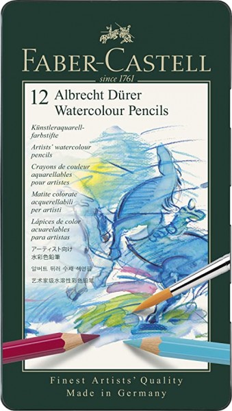 Faber Castell Dürer Farbstifte Aquarell 12Stk. / matite aquarello 12 pezzi