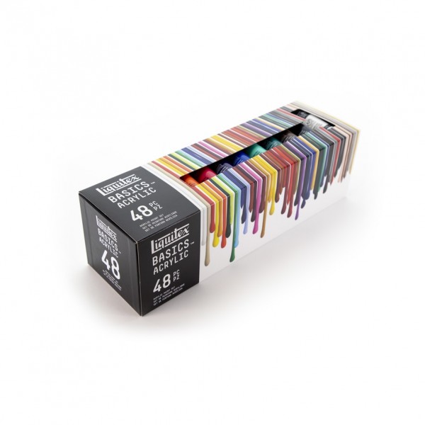 Acrylfarbenset Liquitex 48x22ml / set colori acrilici liquitex 48x22ml