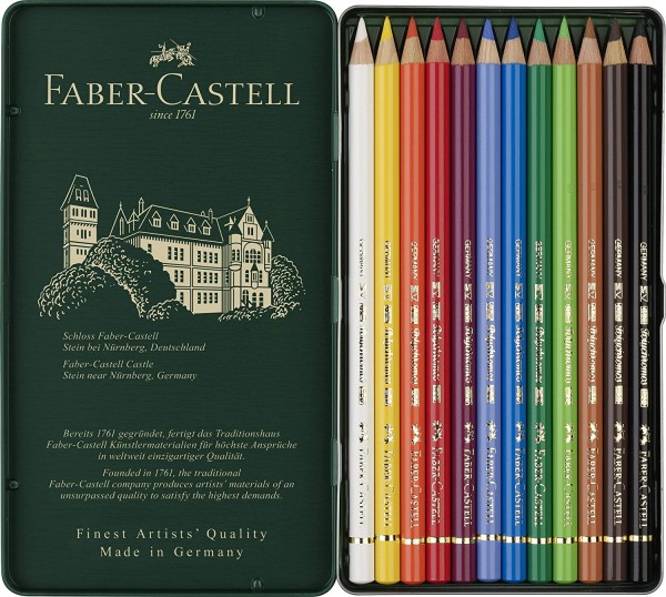 Faber Castell Polychromos Farbstifte 12Stk. / matite 12 pezzi
