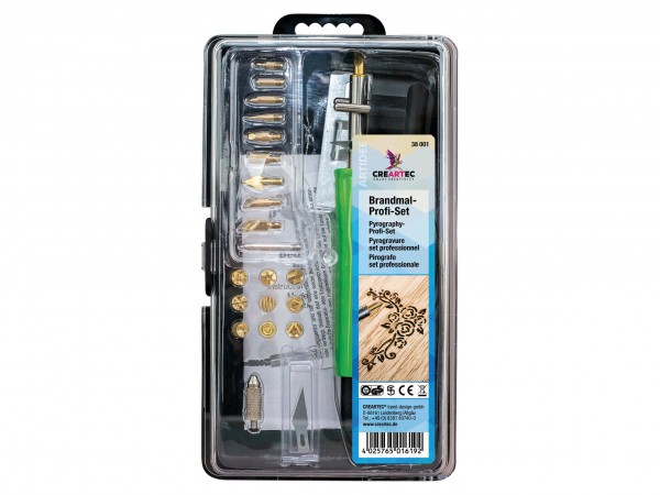 Creartec Brennstab / pirografo set professionale