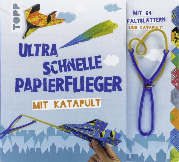 Topp ultra schnelle Papierflieger mit Katapult / aereo di carta ultra veloci con catapulta