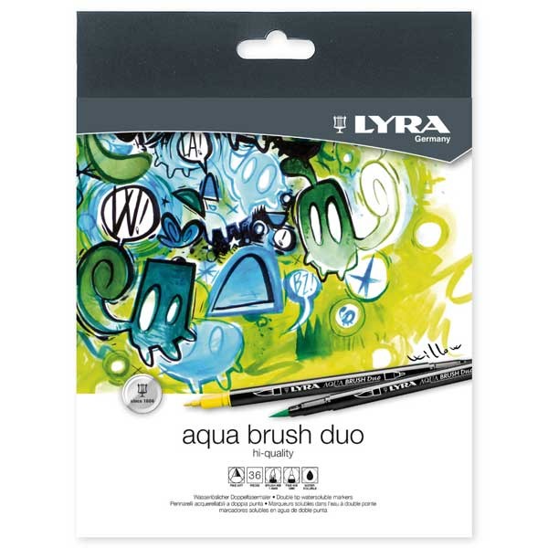 Lyra Filzstifte Aqua Brush 36tlg. / pennarelli aqua brush 36 pezzi