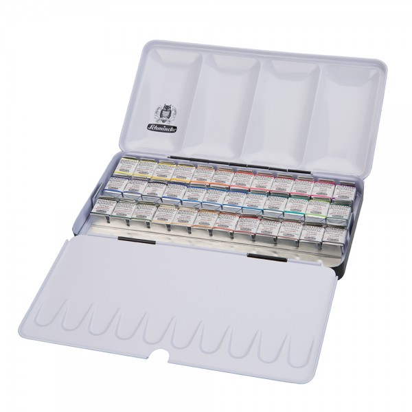 Schminke Aquarellkasten 36 Farben / set di acquarelli 36 colori