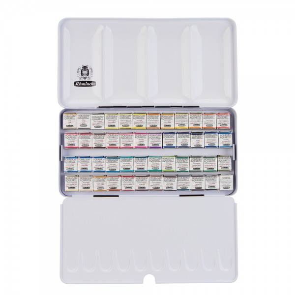 Schminke Aquarellkasten 48 Farben / set di acquarelli 48 colori